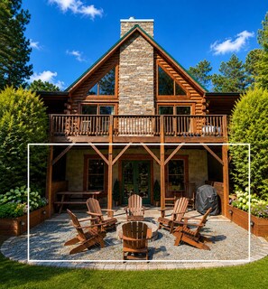Exterior -     Whispering Pines Cozy Cabin Suite Retreat Near Jordan Lake and Pet Friendly (New Hill)