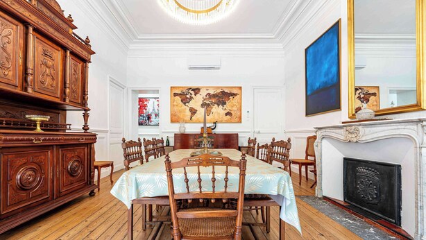 Dining - Elegant 130sqm AC Apt Square Gambetta (Carcassonne)