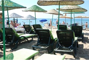 Privatstrand in der Nähe
