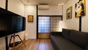 Cabin, 2 Bedrooms | Living area
