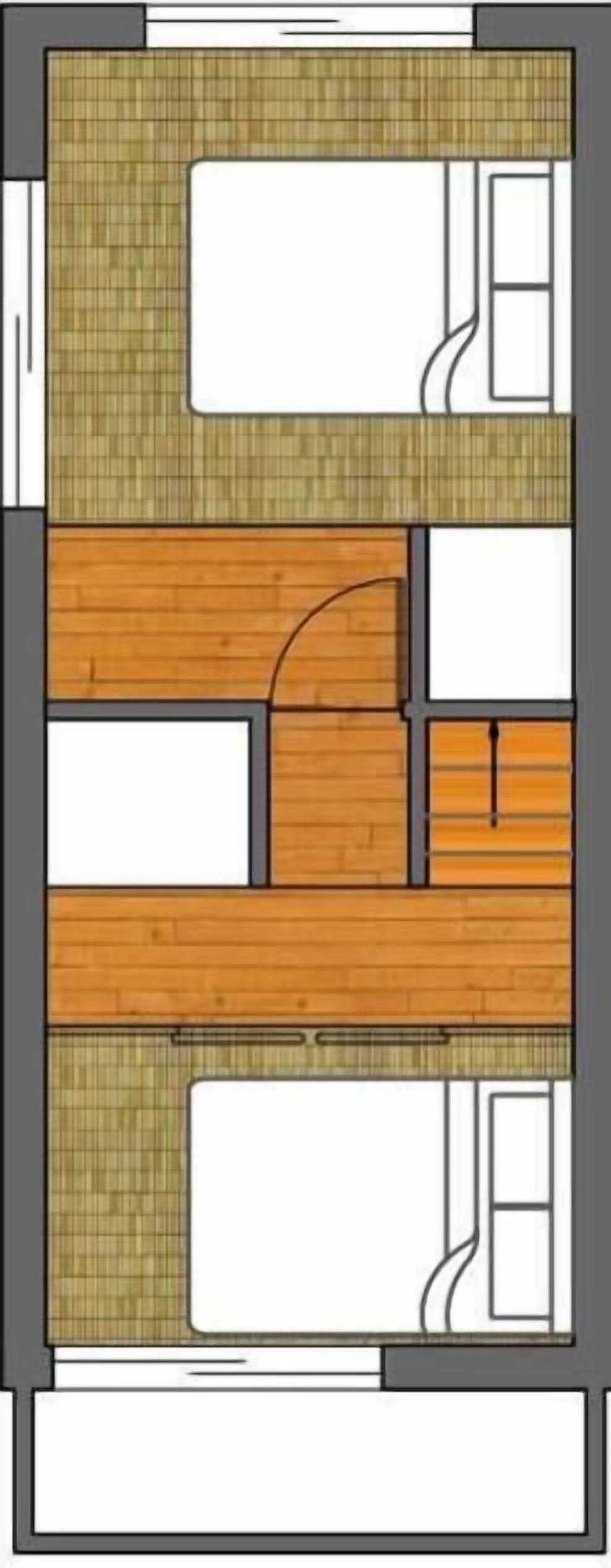 Cabin, Balcony | Floor plan