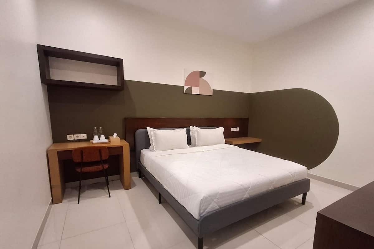 Habitación doble Premium | Escritorio, espacio para trabajar con laptop y wifi gratis 