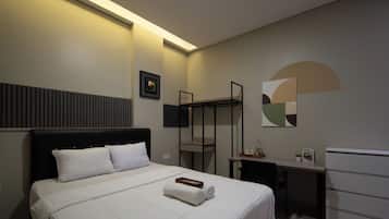 Kamar Deluks | Wi-Fi gratis dan seprai linen