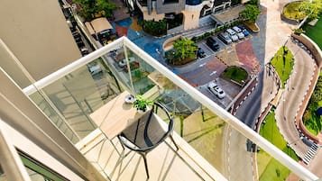 Deluxe-studiolejlighed - balkon - byudsigt | Balkon