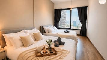 2 bedrooms, iron/ironing board, free WiFi, bed sheets