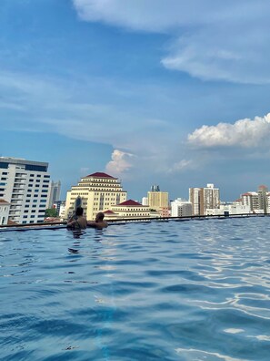 Outdoor pool - Spacious Modern Suite for 7 Guests (George Town)