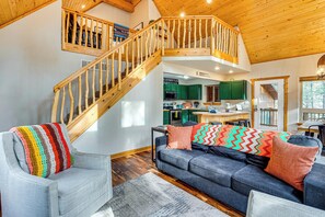 House (3 Bedrooms) | Interior - 1 Mi to Angel Fire Resort: Mtn Cabin w/ Fire Pit! (Angel Fire)