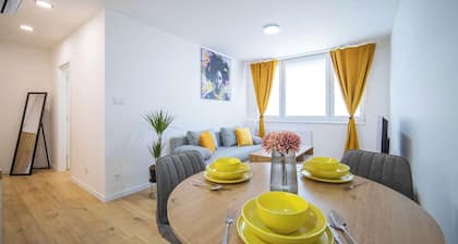 Boutique Living - Yellow Accent Apartment