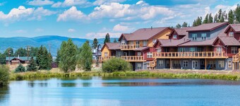 Waterside West B301 Large wrap around deck beautiful view of sunsets Byers Peak