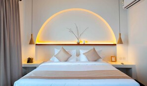 Chalet, 1 Bedroom, Private Pool | Egyptian cotton sheets, premium bedding, pillowtop beds, in-room safe - Myron Chalets (Riyadh)