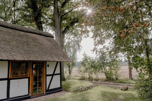 Romantic nights under the thatched roof