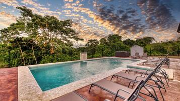 Una piscina climatizada