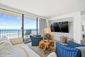 Smart TV - Gulf-Front Seachase Escape w/ Beach Service (Panama City Beach)