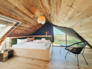 Desk, free WiFi - Luxury chalet with sea view at Salzhaff (Boiensdorf)