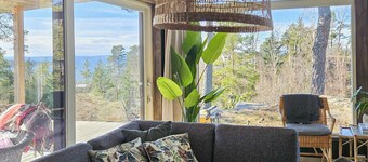 Idyllische und moderne Hütte auf Jeløya