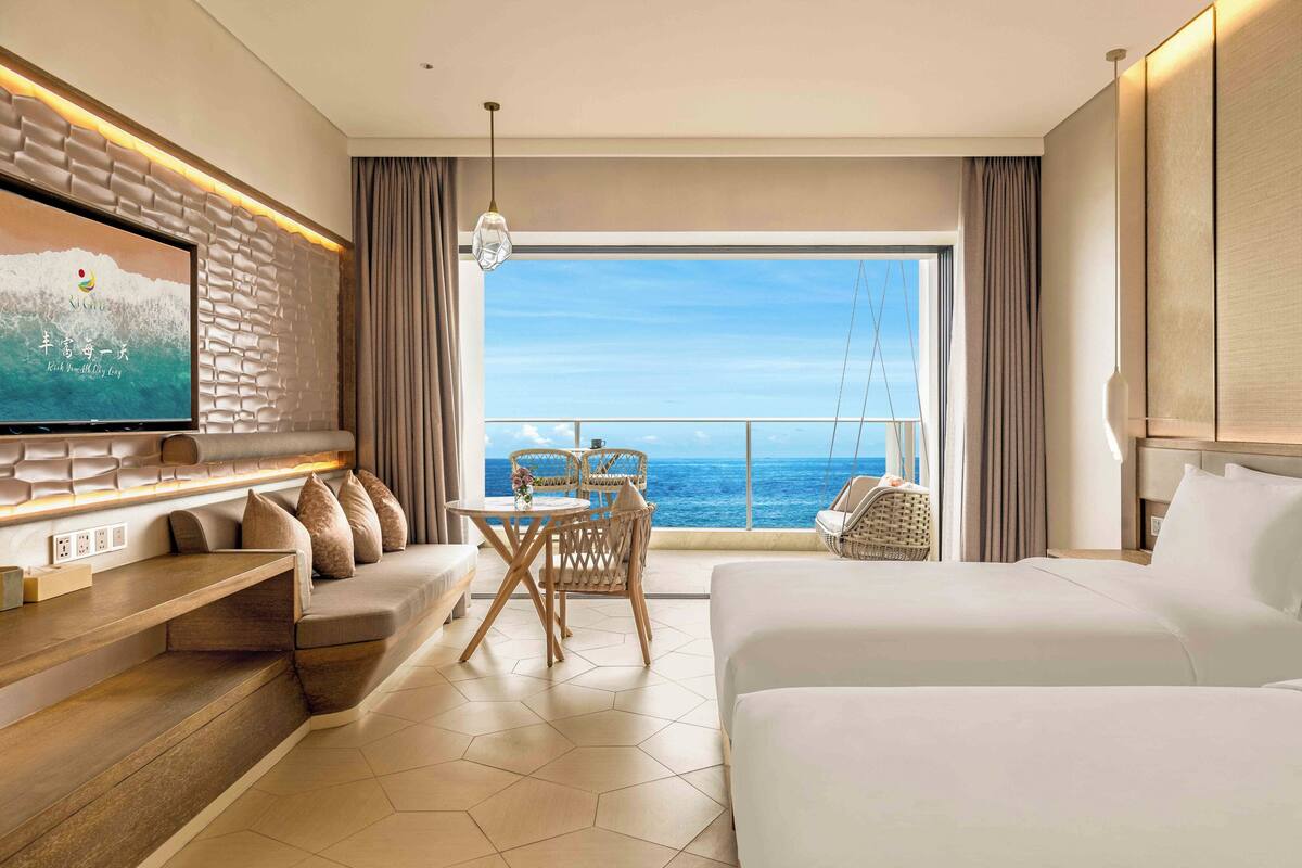 Comfortable Ocean View Twin Bed Room | WiFi (free), bed sheets