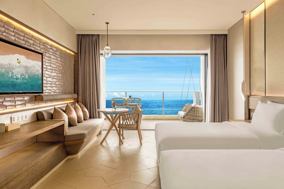 Comfortable Ocean View Twin Bed Room | Wifi gratis y ropa de cama