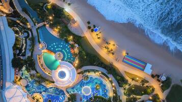Quarto casal ou duplo básico, sacada, vista para o mar | Vista para praia/oceano