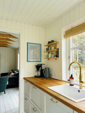 Interior - Original 1930s timber house near Rude Beach (Odder)