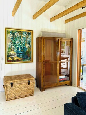 Interior - Original 1930s timber house near Rude Beach (Odder)