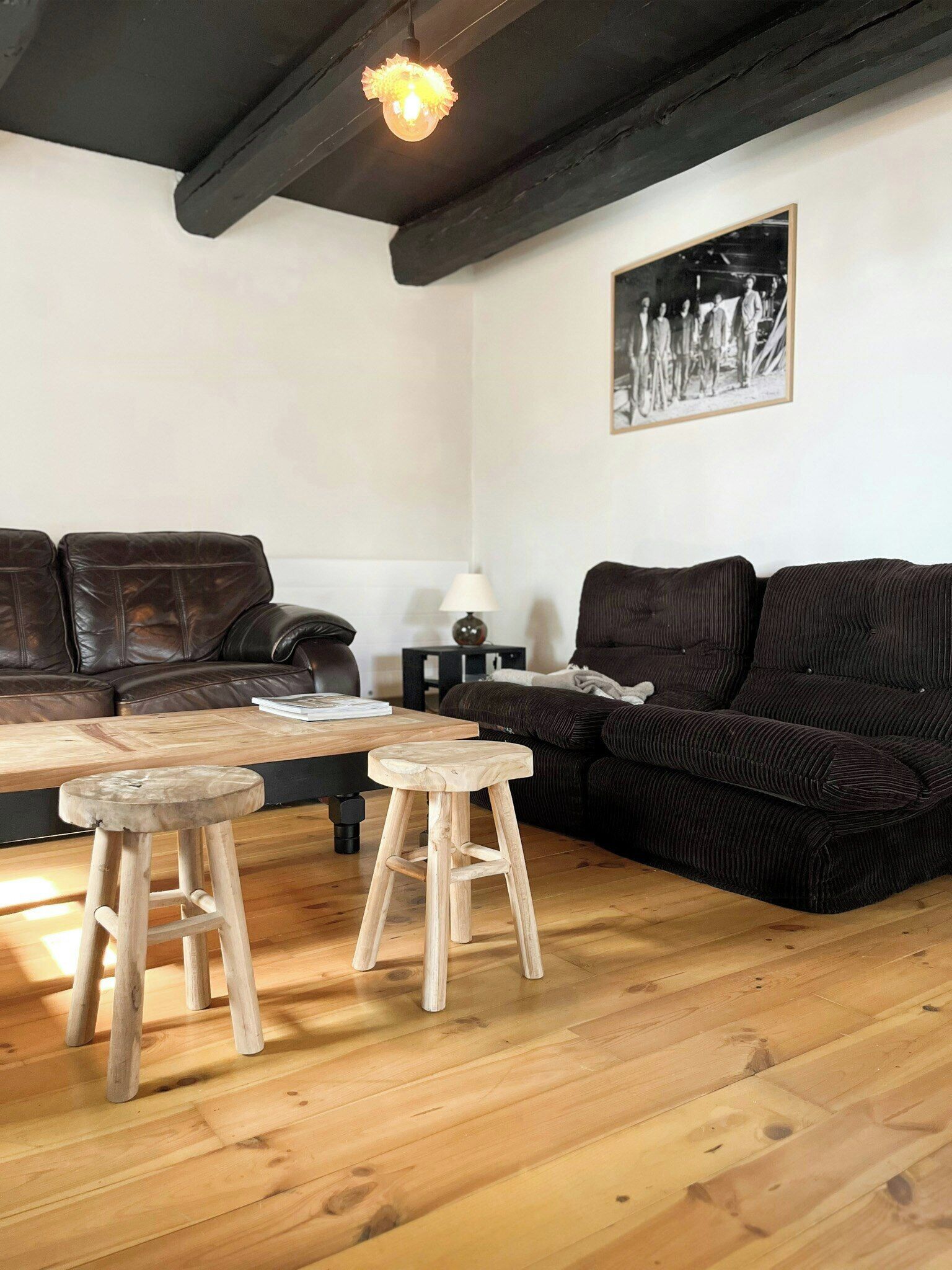 Fernseher, Kamin