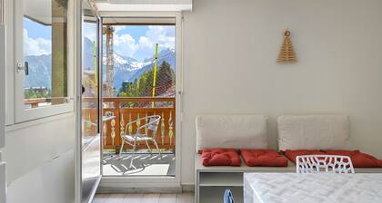 Central 2 Alpes Apartment, Quiet, Near Jandri Lift, 6 Guests, 3 Sleeping Areas