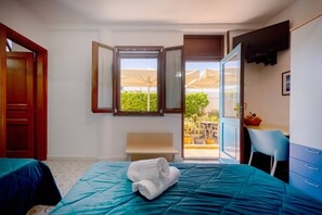 Deluxe-Doppelzimmer, Blick auf den Innenhof