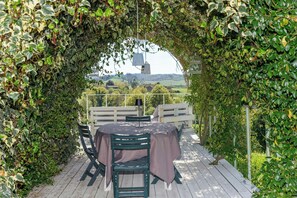 Outdoor dining - Estate with full spa in Valle del Treja (Mazzano Romano)