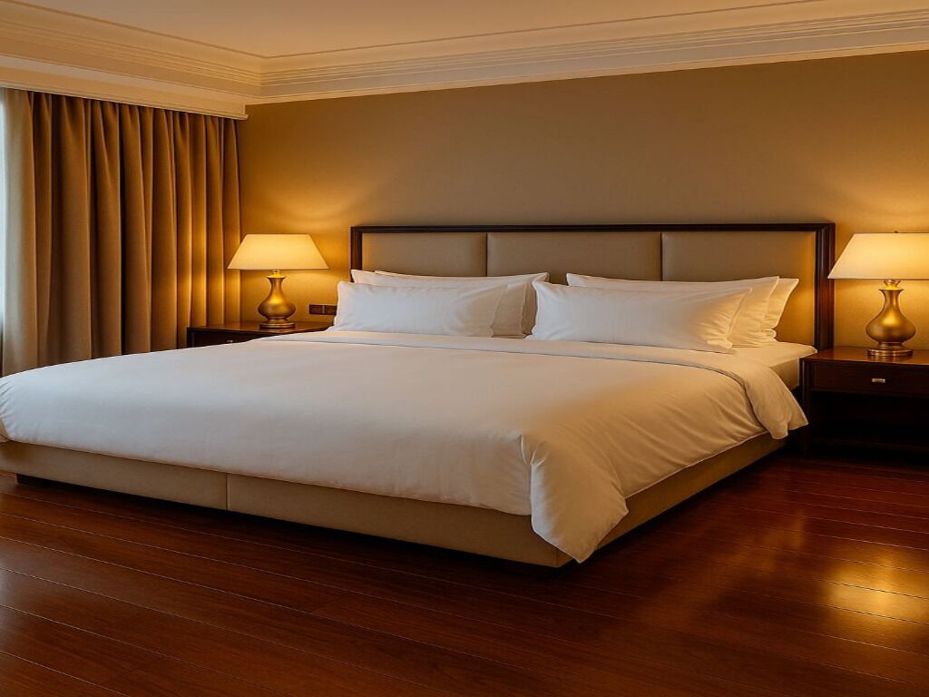 Economy Double Room, Balcony, Garden View