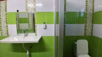 Towels, soap, shampoo