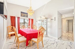 Dining - Waterfront 3BR 1Bath Furnished w/Gulf of America Access (NEW PORT RICHEY)