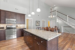 Fridge, microwave, oven, stovetop - Private Hot Tub | Foosball Table | Shared Pool | Resort Amenities (Corolla)