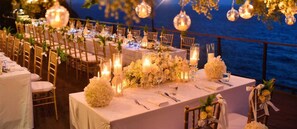 Área para banquetes al aire libre