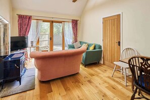 Fireplace, offices - Host & Stay | The Tiled Cottage (Bonnington)