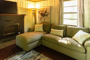 TV, fireplace - Lisa's Ranch in Richmond (Richmond)