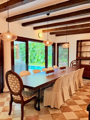 Dining - Tropical Luxury Villa in Casa de Campo with pool and beach access (La Romana)
