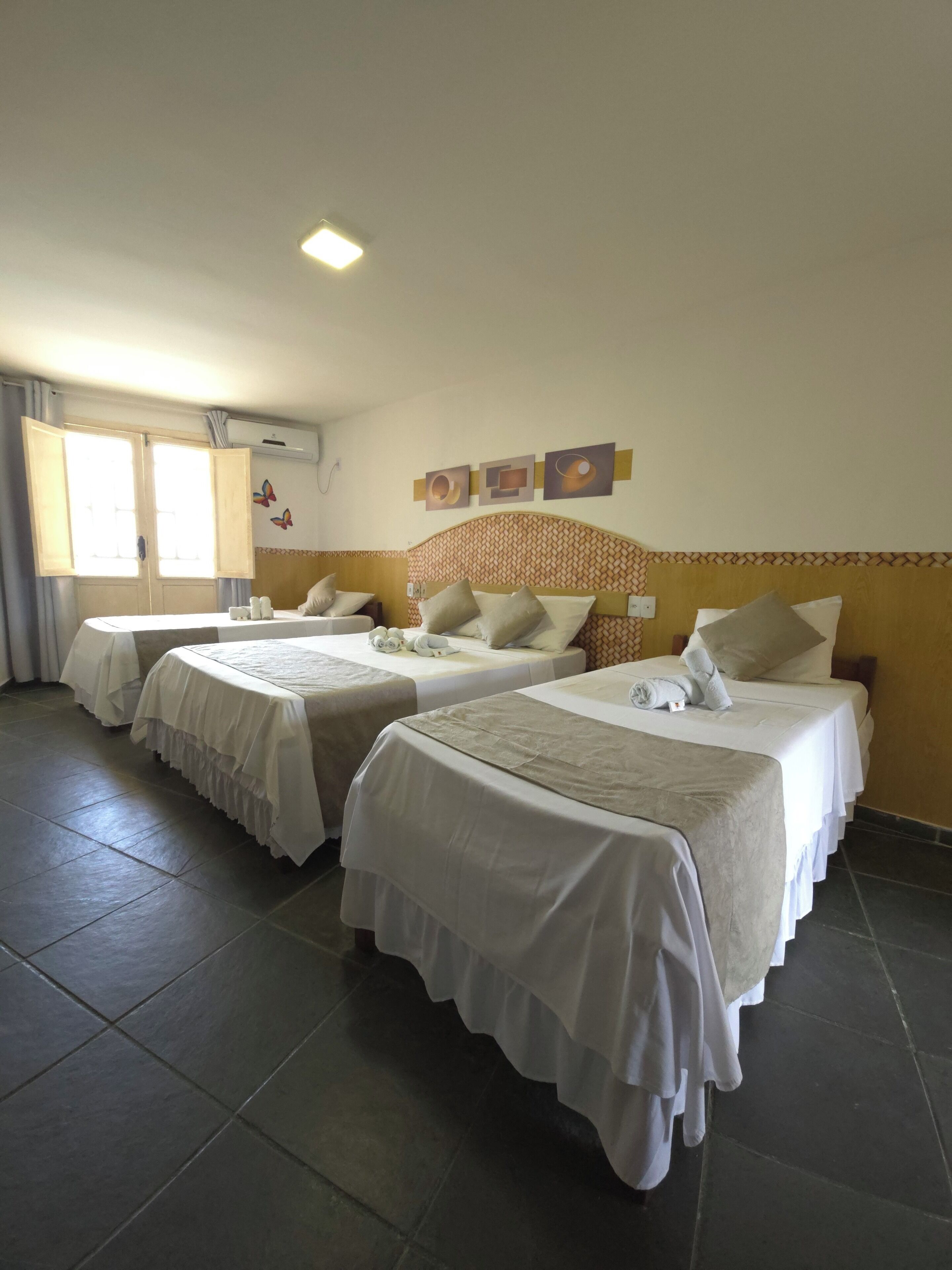 Standard Quadruple Room, Balcony, Beach View