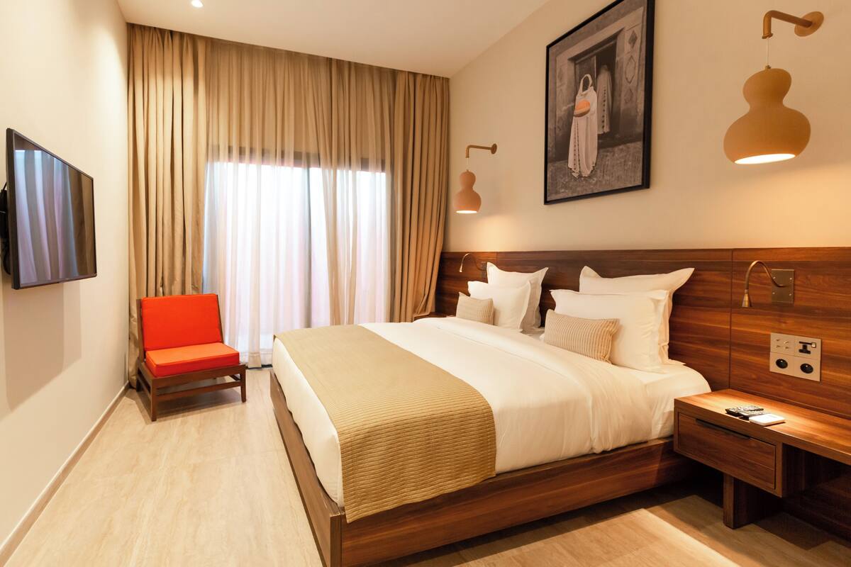 Villa Saint Georges - standard | Ropa de cama de alta calidad, camas con pillow-top y minibar 