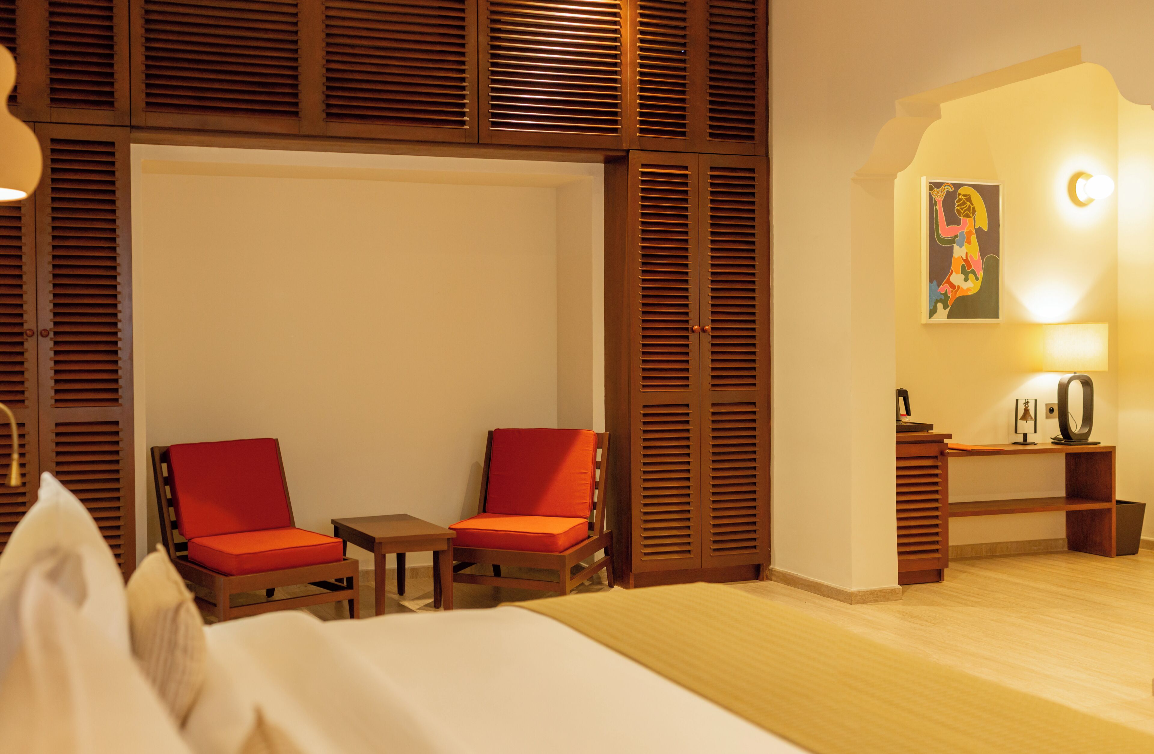 Villa Saint Georges - Suite | Roupas de cama premium, camas com colchões pillow-top, frigobar