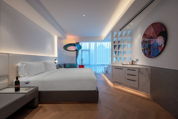 Comfort Double Room, City View | Desk, laptop workspace, blackout drapes, soundproofing - ASPERA HIGH-ALTITUDE GARDEN PANORAMIC (Chongqing)