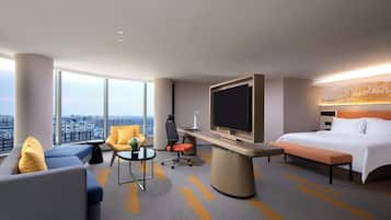 Hampton Suite | In-room safe, desk, laptop workspace, blackout curtains
