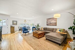 TV, fireplace - Dana Point Lantern District Retreat- Beach Close!! (Dana Point)