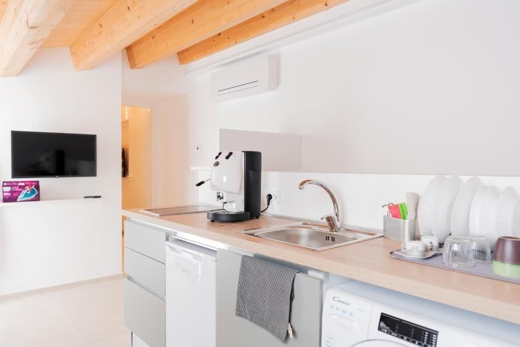Deluxe-Apartment, Bergblick | Eigene Küche