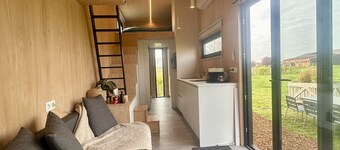 Tiny House by Gad Bourgeois "La parenthèse nature" 8km from Pairi Daiza