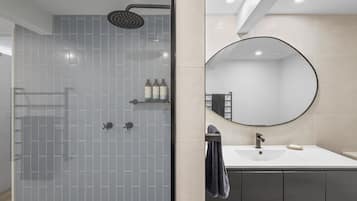Shower, hair dryer