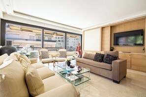 Apartment | Living area - Modern Appartement a/c 2br/4p - Cannes (Cannes)