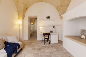 Living area - Masseria Corda di Lana - Suite Premium (Leverano)