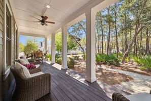 Outdoor dining - Newly Listed Watersound Home with LSV, Community Pool and Fitness Center (Watersound)