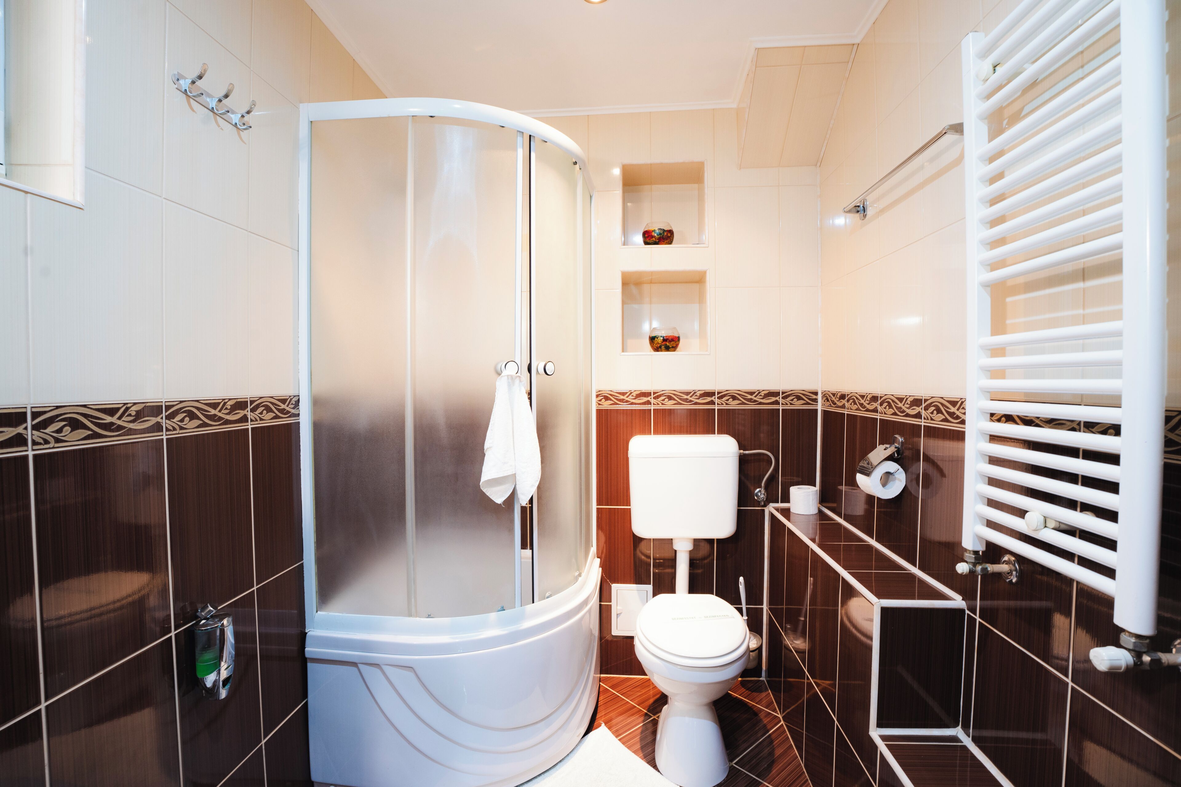 Studio Superior, Bebas Asap Rokok, pemandangan kota | Kamar mandi | Handuk, sabun,  dan tisu toilet