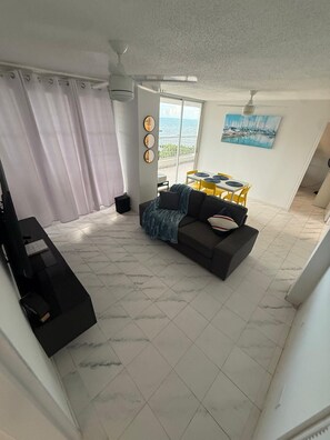 Living area - Where Ocean Dreams Meet • 2BR/2BA Oceanfront Fajardo Retreat (Fajardo)